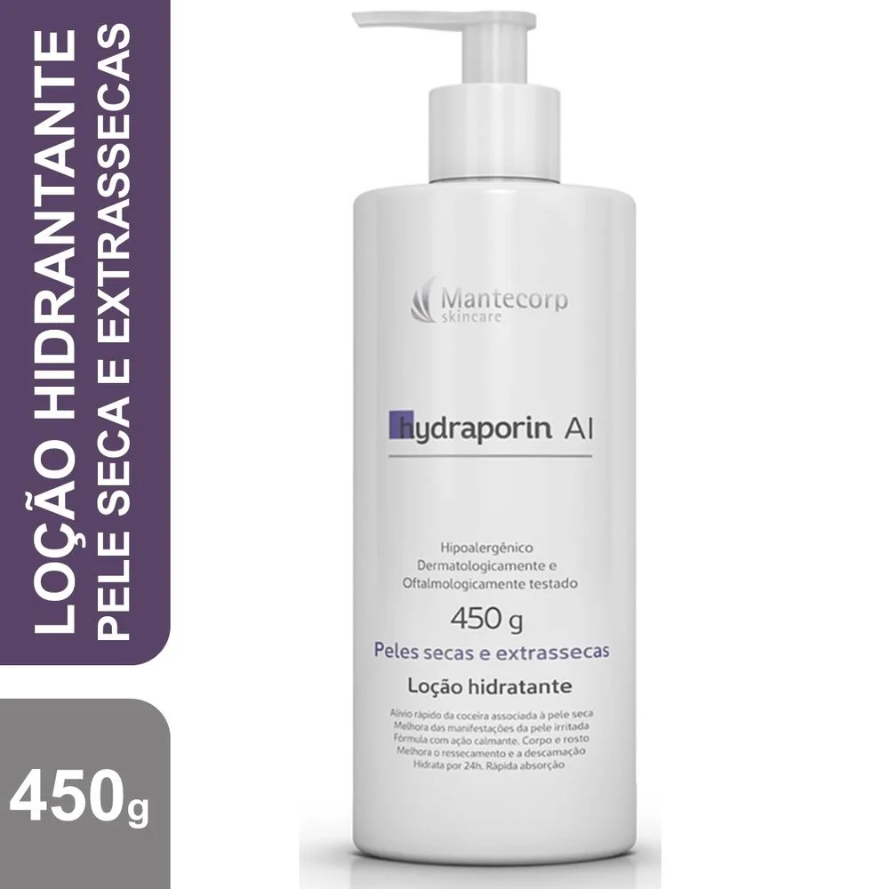 Hydraporin Ai Loçao Hidratante Peles Secas E Extrasecas 450g