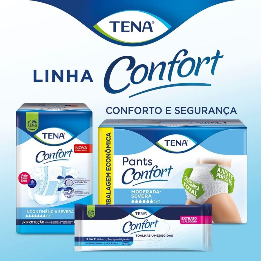 Fralda Geriátrica Tena Confort P - 30 Unidades