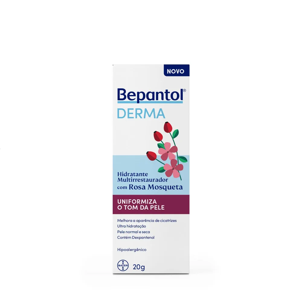 Creme Facial Bepanto Derma Multirrestaurador com Rosa Mosqueta 20g