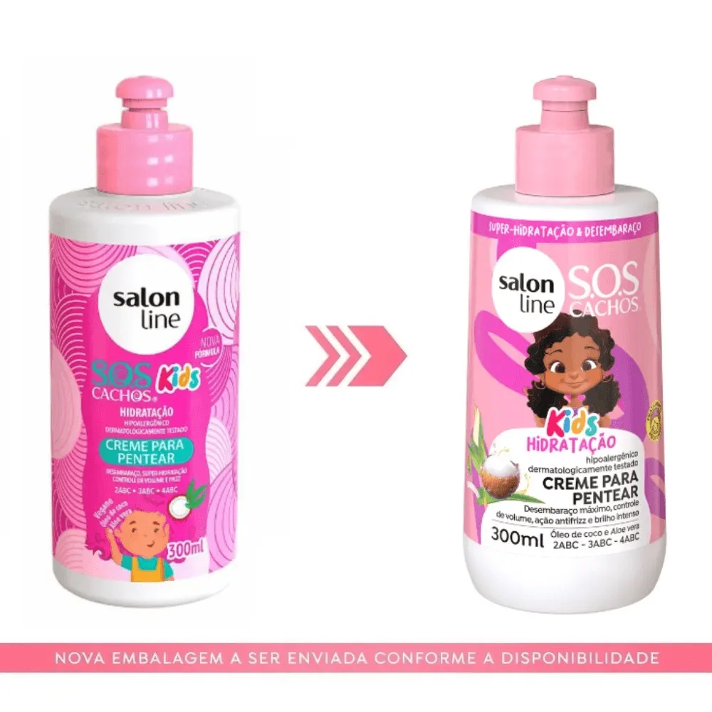 Creme Pentear  Salon Sos Kids 300ml