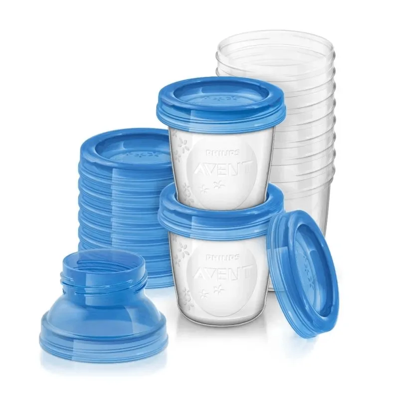 Kit Copos para Armazenamento de Leite Materno Philips Avent 180ml 10 Unidades