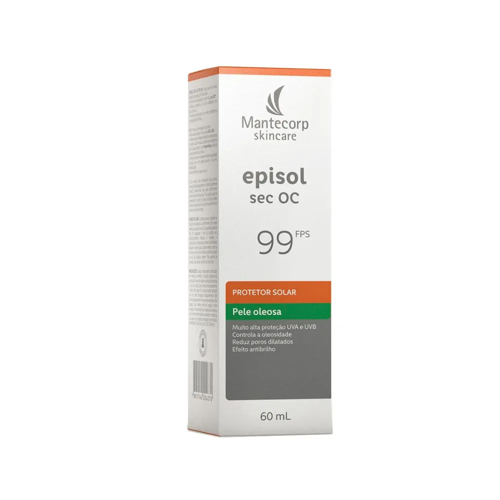Protetor Solar Facial Episol Sec OC FPS99 60g