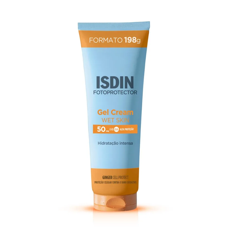 Protetor Solar ISDIN Gel Cream FPS50+ Wet Skin 198g