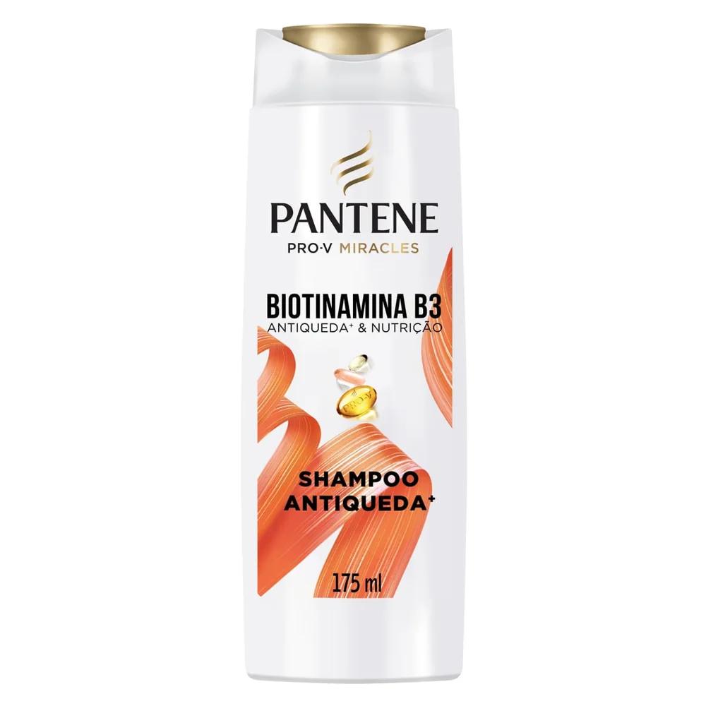 Shampoo Pantene Pro-V Miracles Biotinamina B3 Antiquebra & Nutrição 175ml