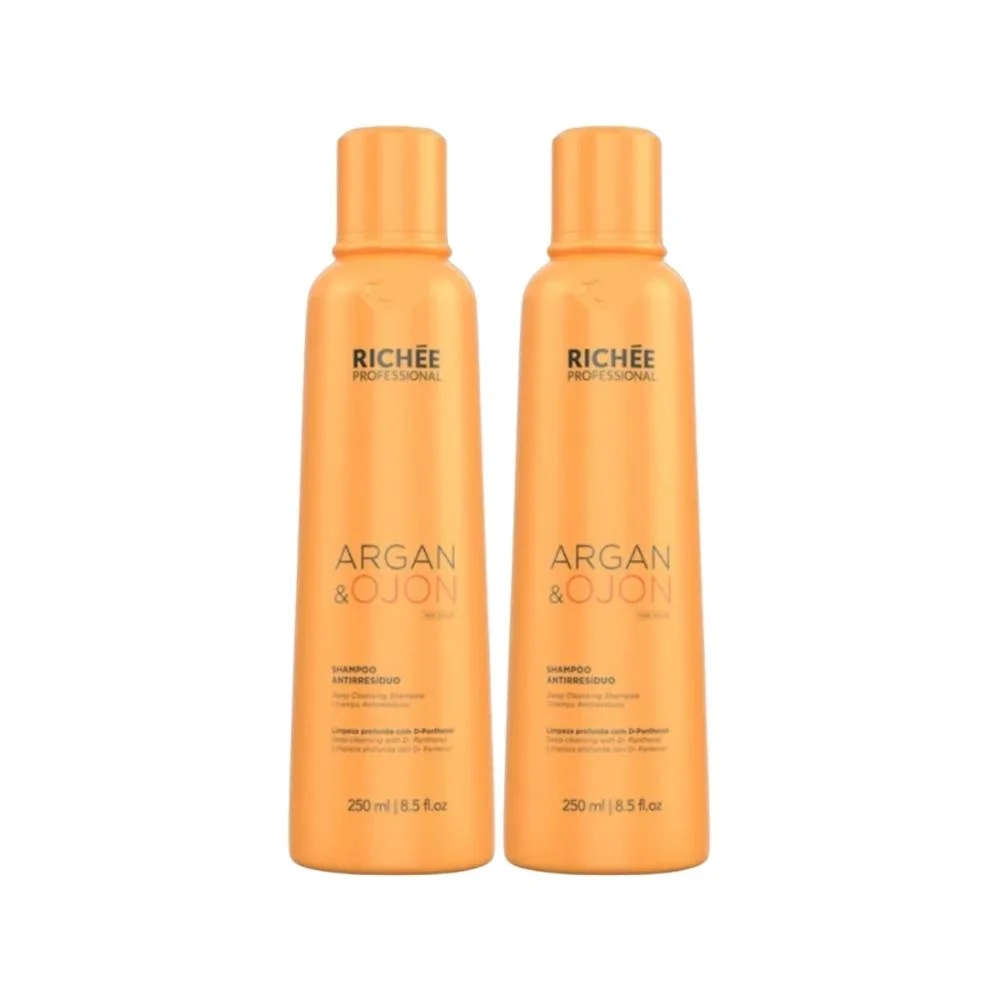 Richée Professional Argan e Ojon - Kit 2 Shampoo 250ml