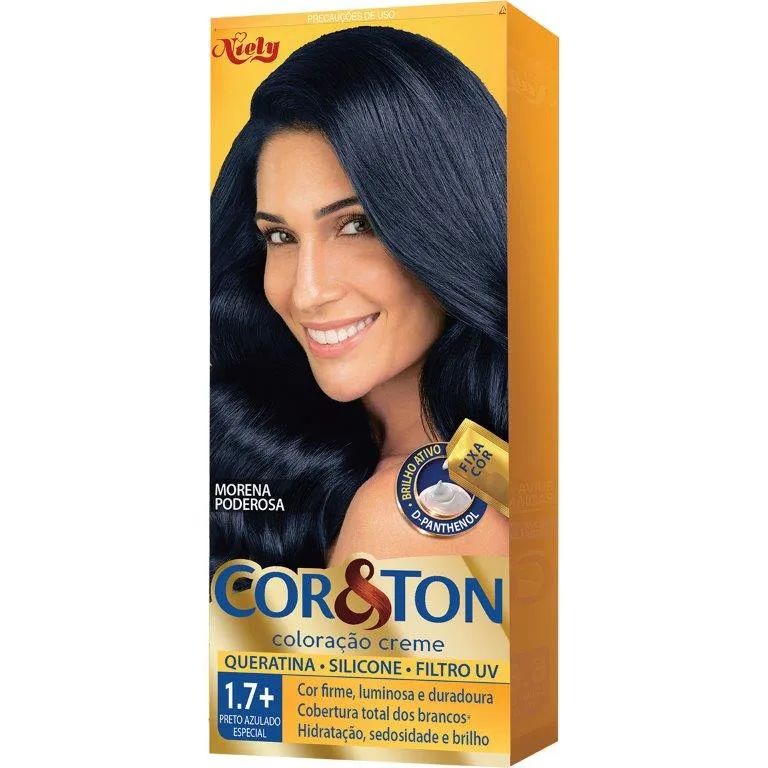 Coloração Niely Cor&Ton Preto Azulado Especial 1.7