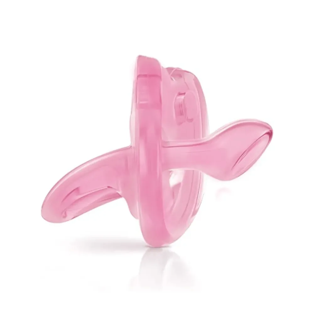 Chupeta Fiona Soft Anatômica +6 meses Silicone Rosa Tamanho 2 1 Unidades
