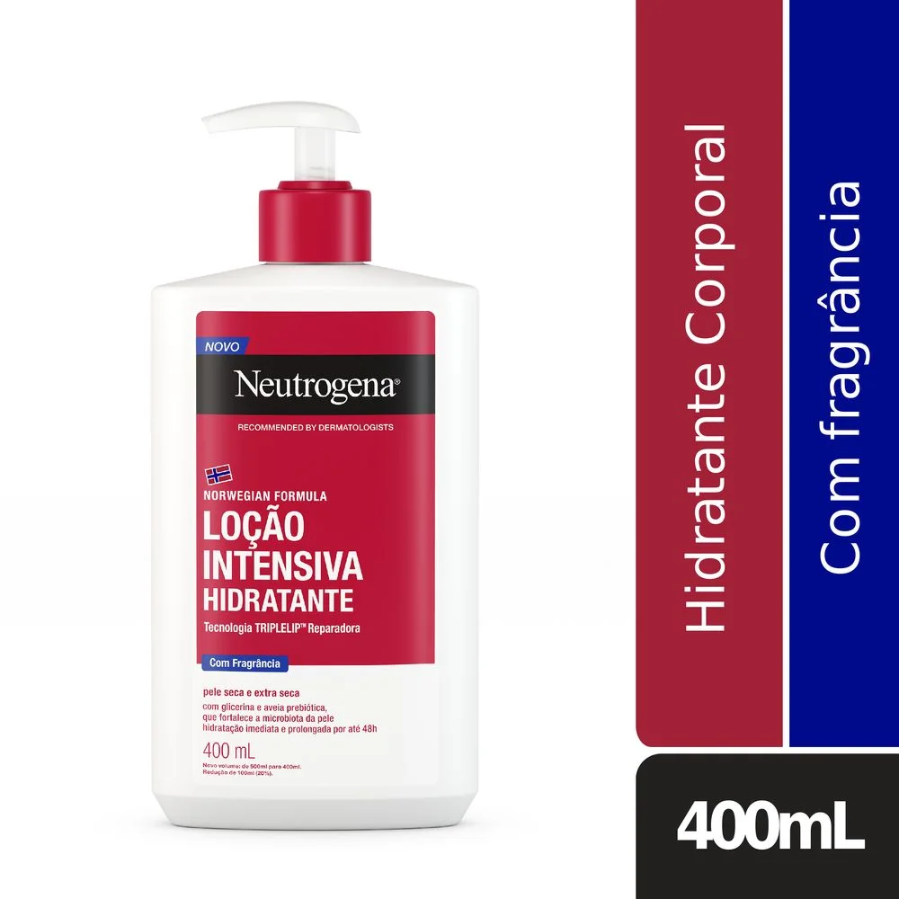 Loção Corporal Neutrogena Norwegian Formula Intensiva com Fragrância 400ml