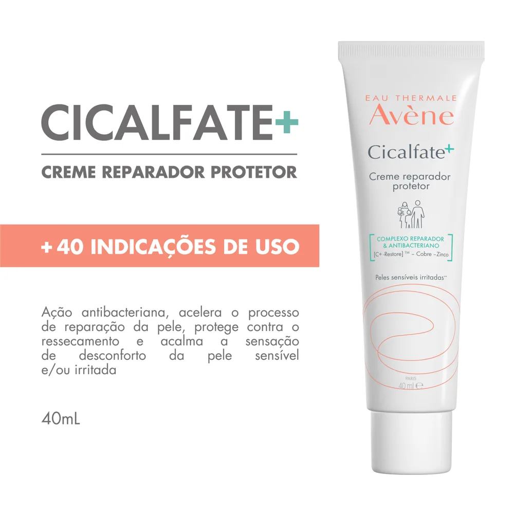 Creme Reparador Protetor Avène Cicalfate+ Sem Perfume 40ml