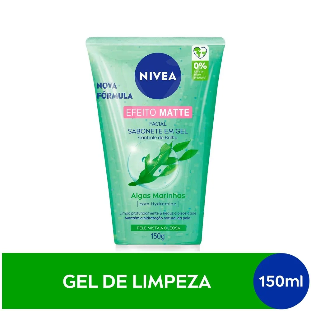 Gel de Limpeza Facial Nivea Visage Pele Oleosa 150ml