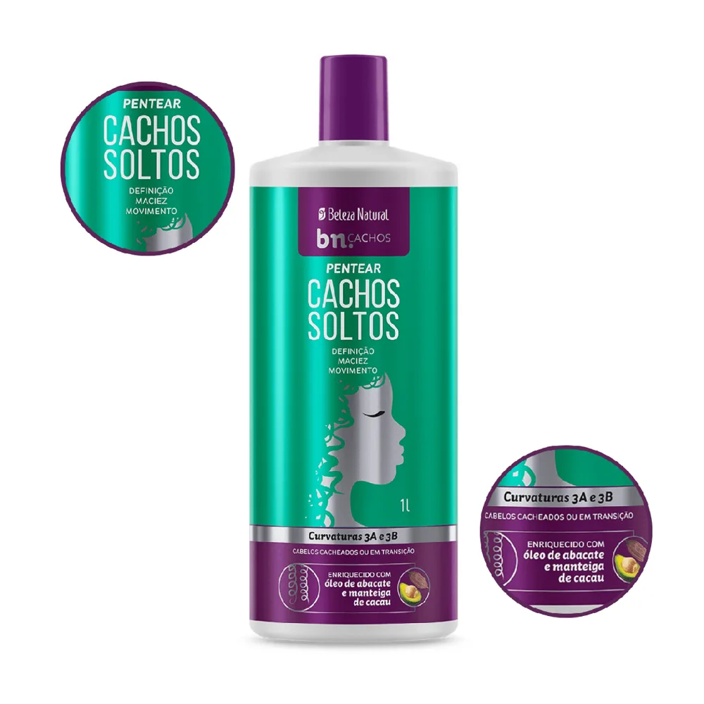 Creme de Pentear Beleza Natural Cachos Soltos 1000ml