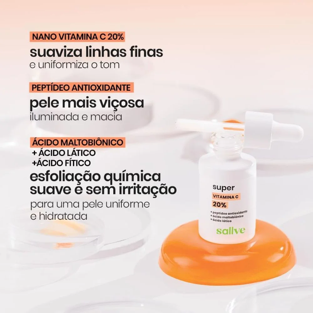 Sérum Facial Sallve Super Vitamina C 20% 30ml
