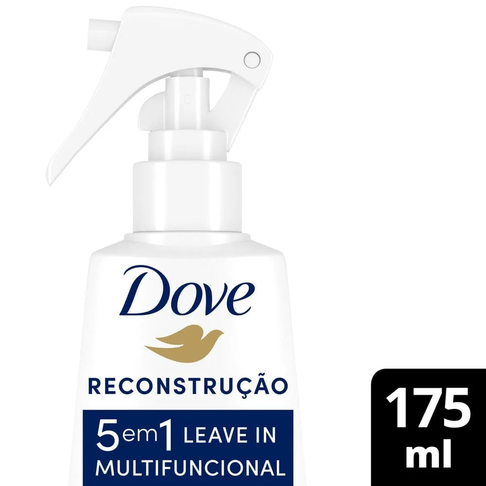 Leave-in Multifuncional Dove Reconstrução + 2% Queratina Complex 5 em 1 Spray 175ml