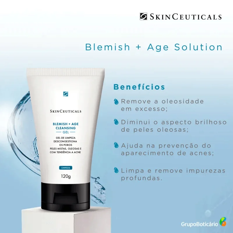 Gel de Limpeza Facial SkinCeuticals Blemish + Age 120g