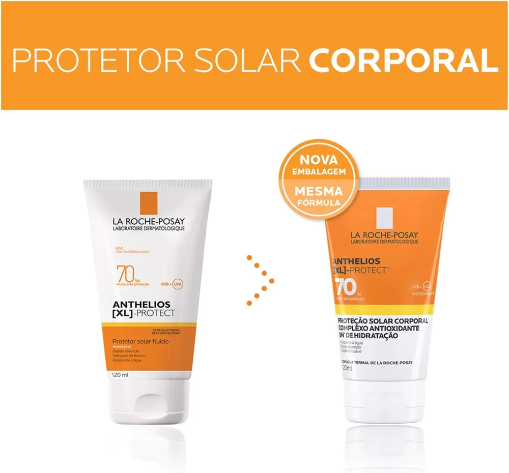 Protetor Solar La Roche-Posay Anthelios XL Protect FPS70 120ml