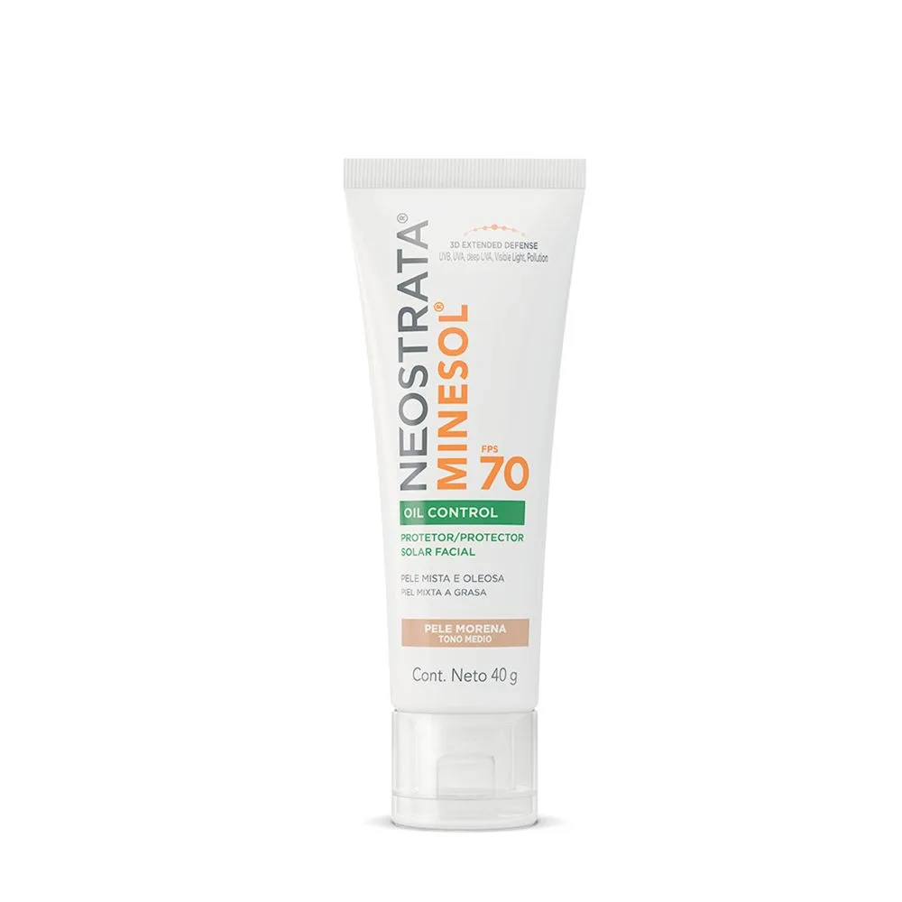 Protetor Solar Facial NeoStrata Minesol Oil Control FPS70 Cor Médio Claro 40g