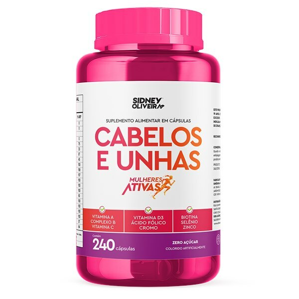 Cabelo, Pele e Unhas Mulheres Ativas — 240 Cápsulas