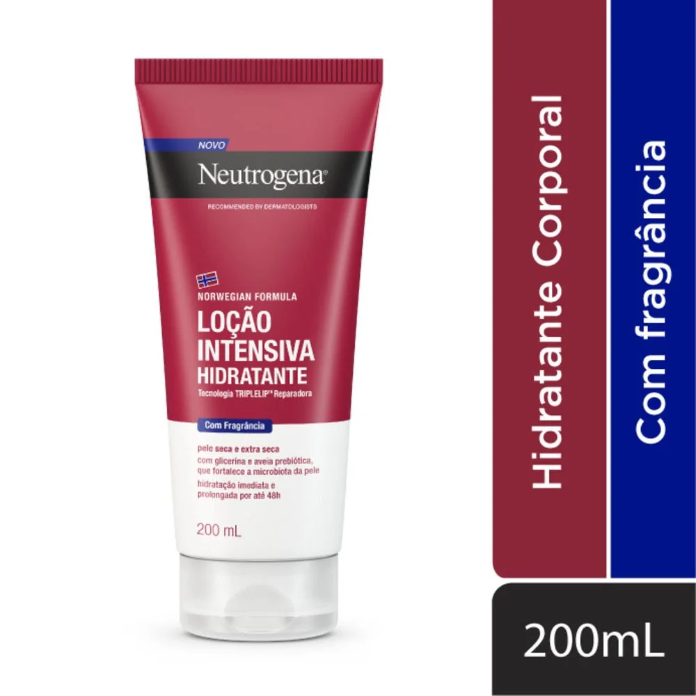 Loção Corporal Neutrogena Norwegian Hidratante Intensiva com Fragrância 200ml