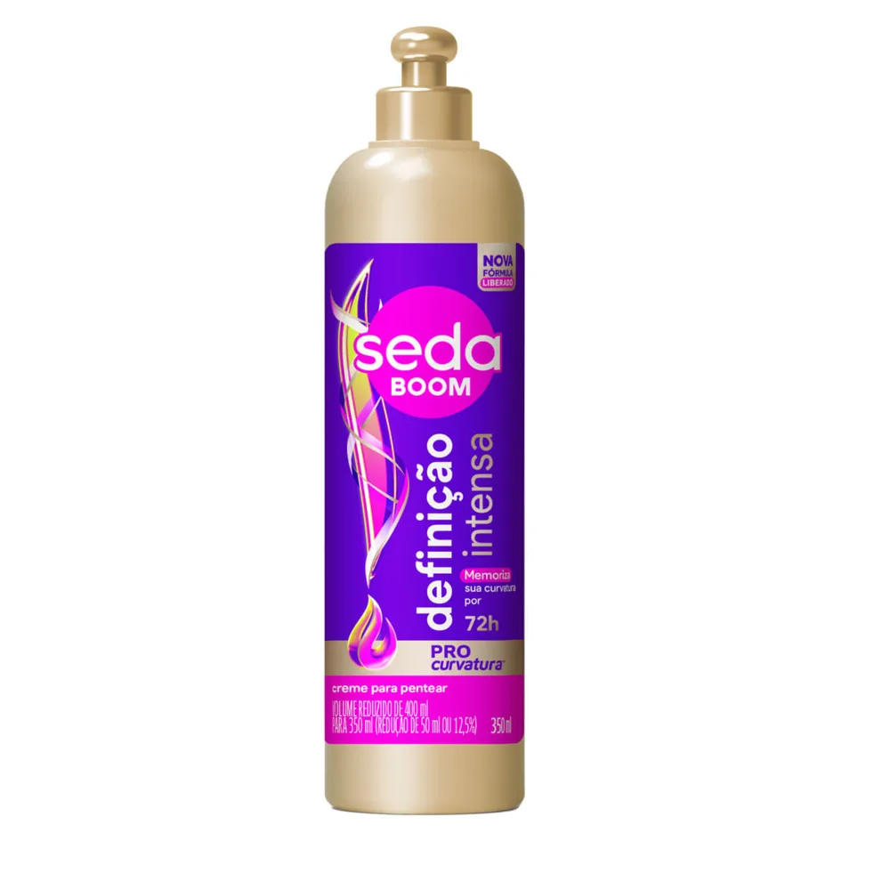 Creme de Pentear Seda Boom Eternamente Cachos Definição Intensa 350ml