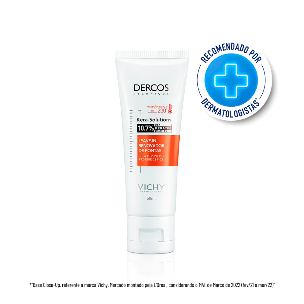 Leave-in Vichy Dercos Kera-Solutions Reparador de Pontas 50ml