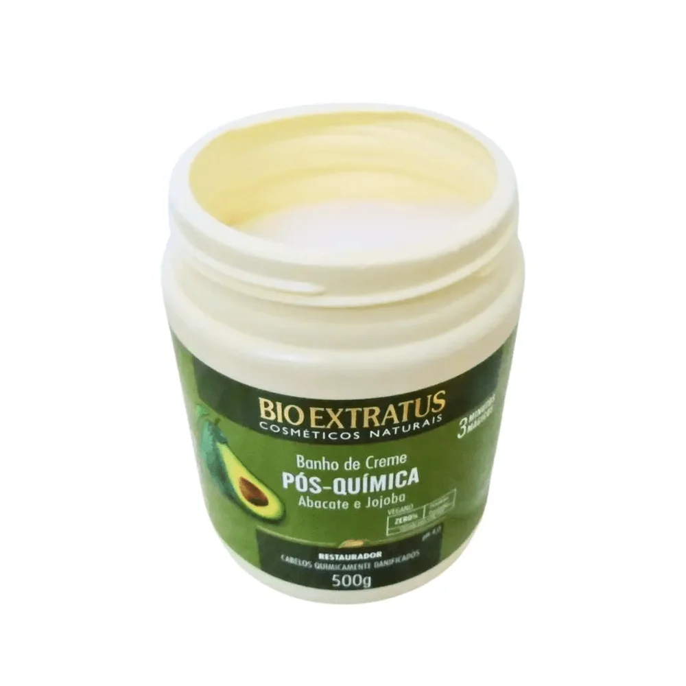 Creme de Tratamento Capilar Bio Extratus Pós-Química Abacate e Jojoba 250g