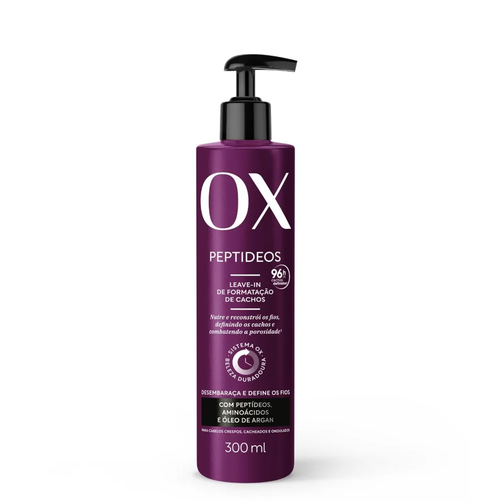 Leave-in OX Peptídeos Formatação de Cachos 300ml