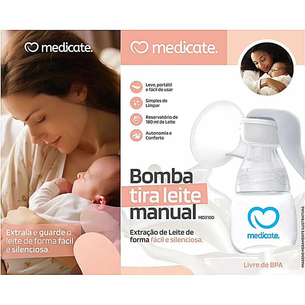 Medicate - Bomba Tira-Leite Materno Manual MD3100