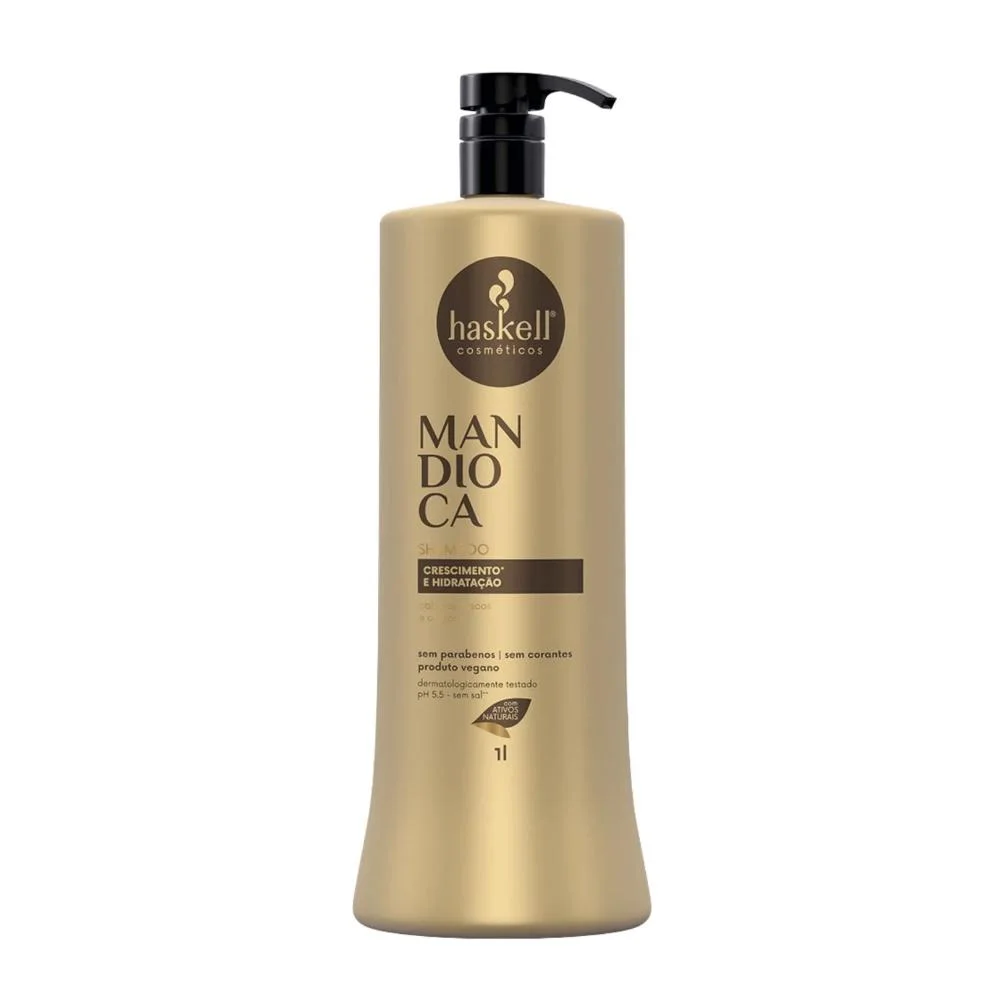 Haskell - Shampoo Mandioca Força e Crescimento 1000ml