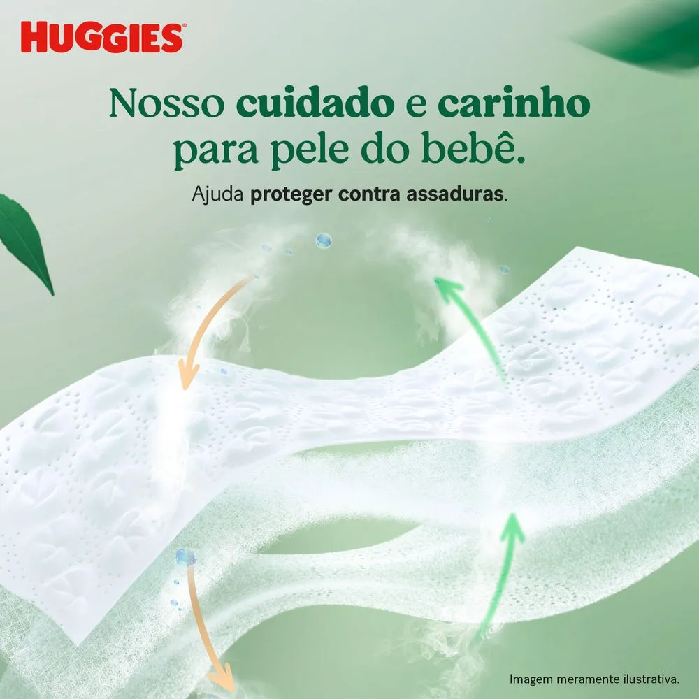 Huggies Fralda Pants Premium Natural Care XG - 56 Un