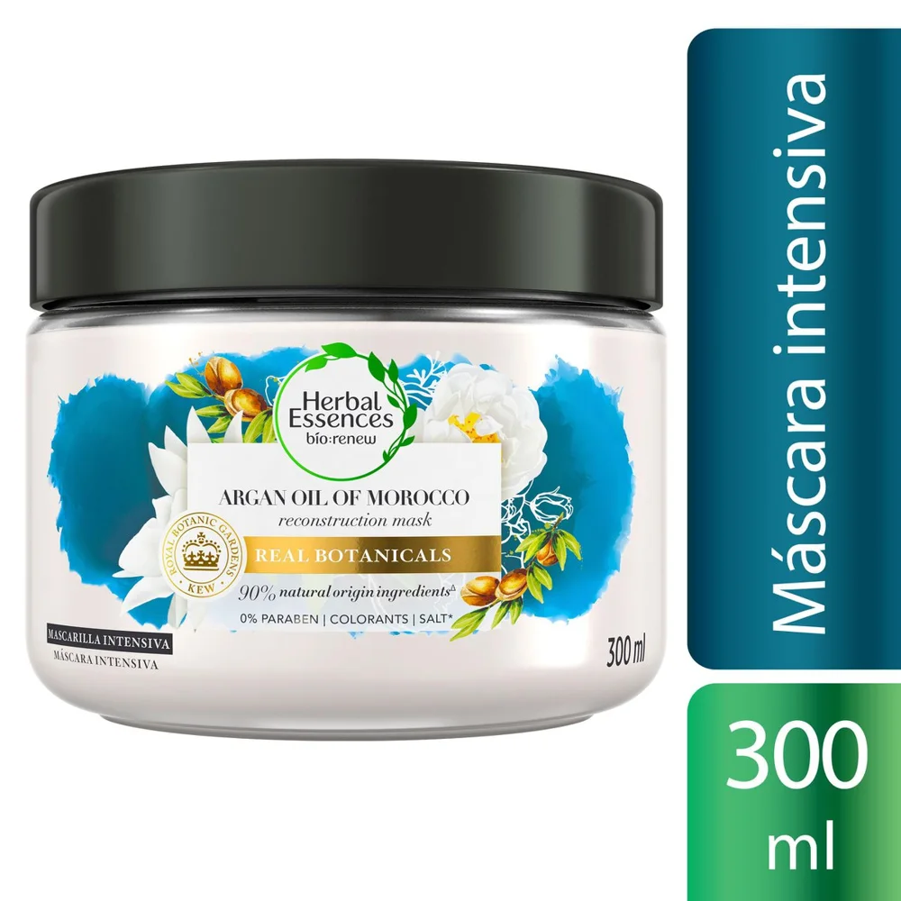 Máscara Para Tratamento Capilar Herbal Essences Óleo De Argan 300ml