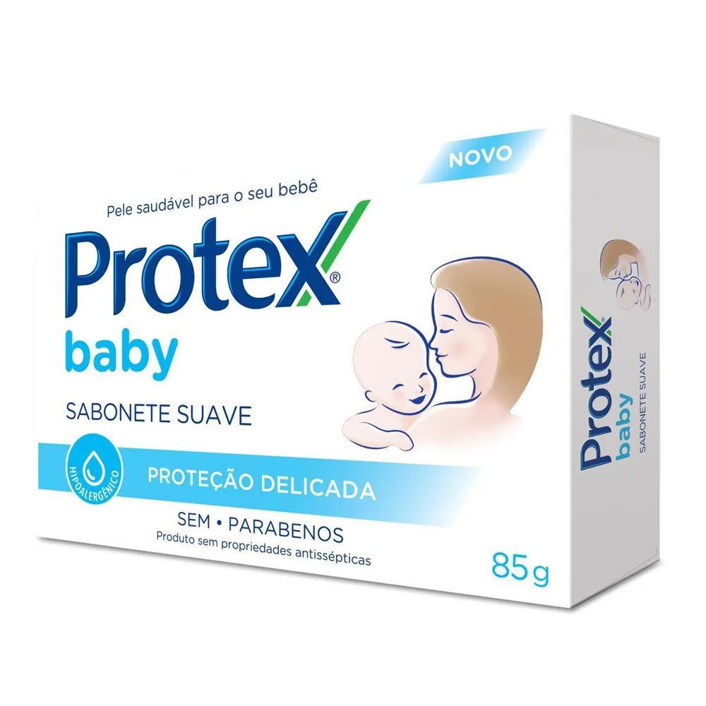 Sabonete Em Barra Para Bebê Protex Baby Delicate Care 85g