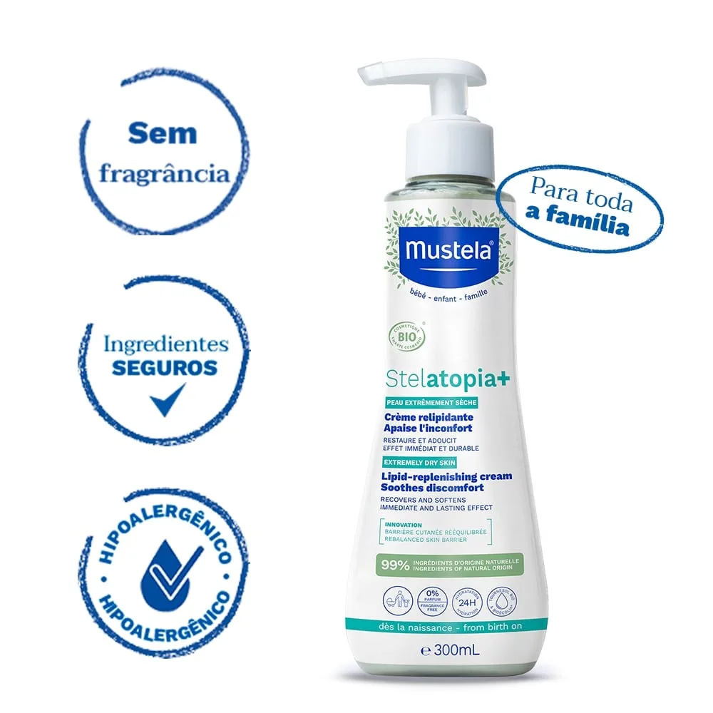 Mustela Stelatopia+ Hidratante Relipidante Antiprurido 300ml
