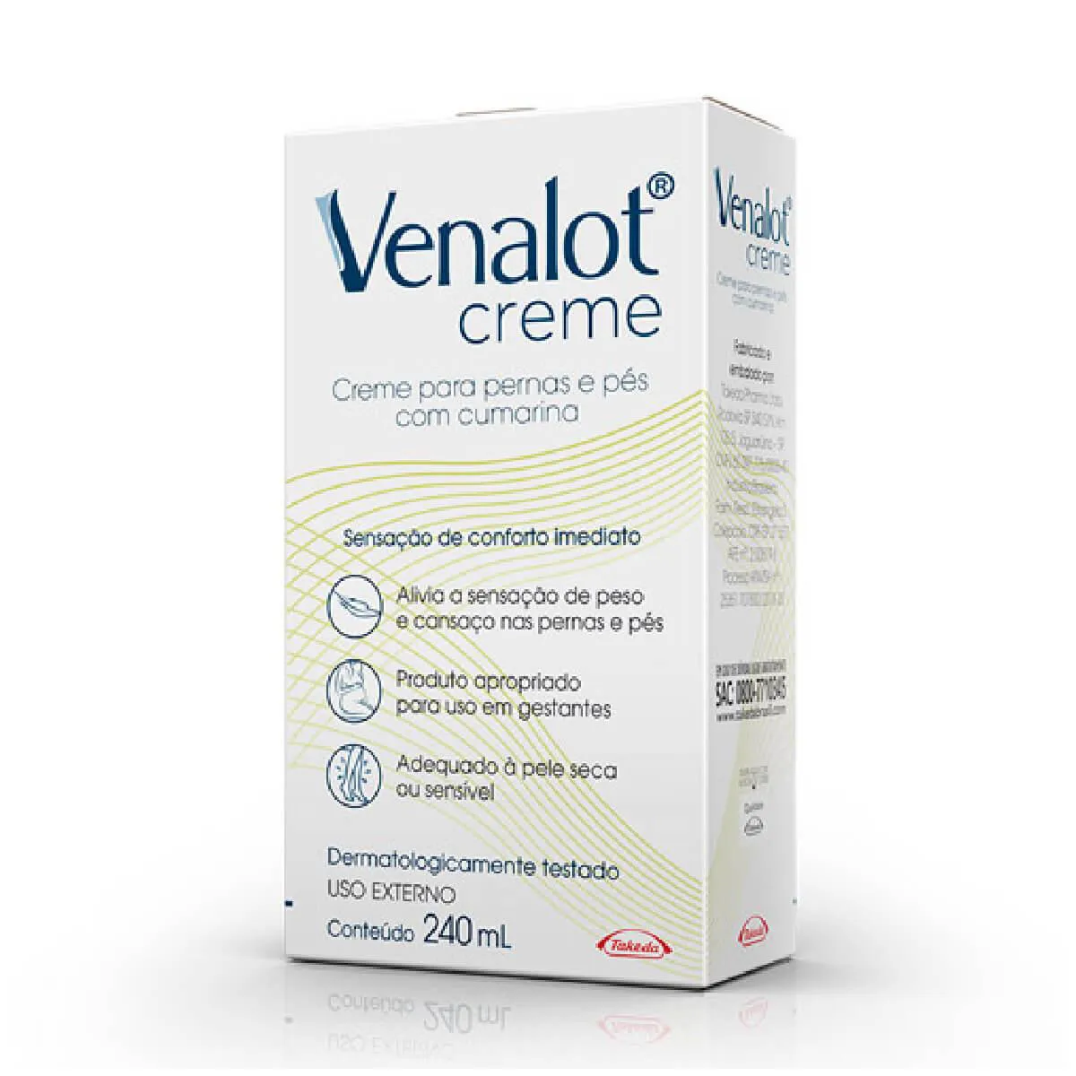 Venalot Creme para Pernas e Pés 240ml