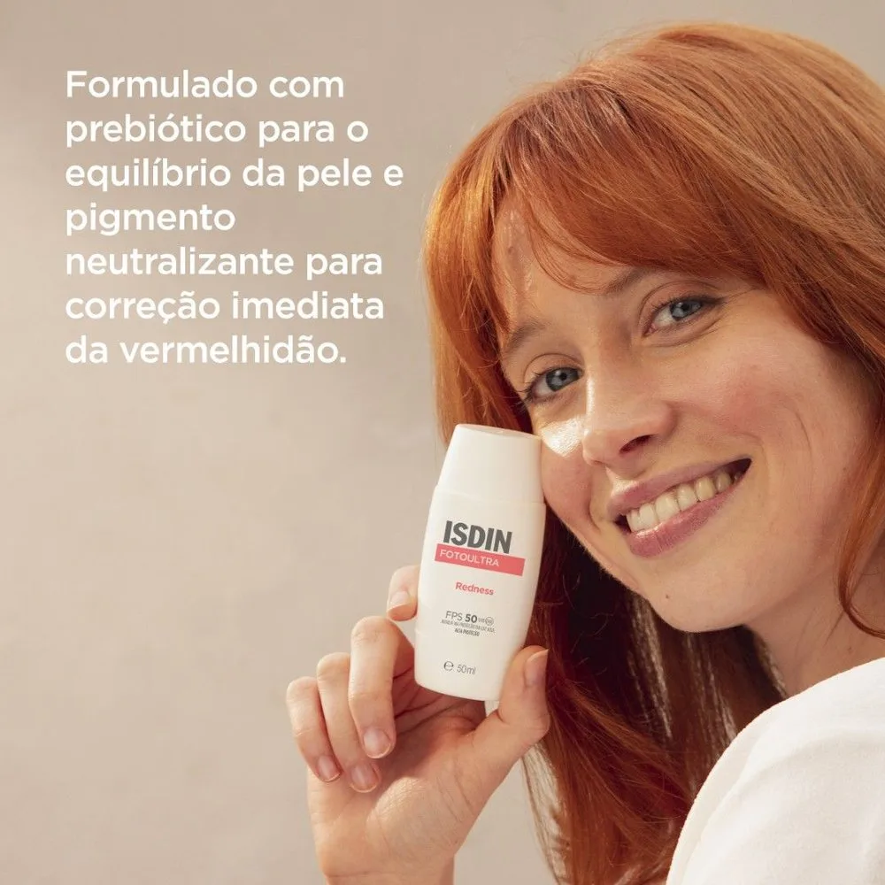 Protetor Solar Facial ISDIN Redness FPS50 50ml