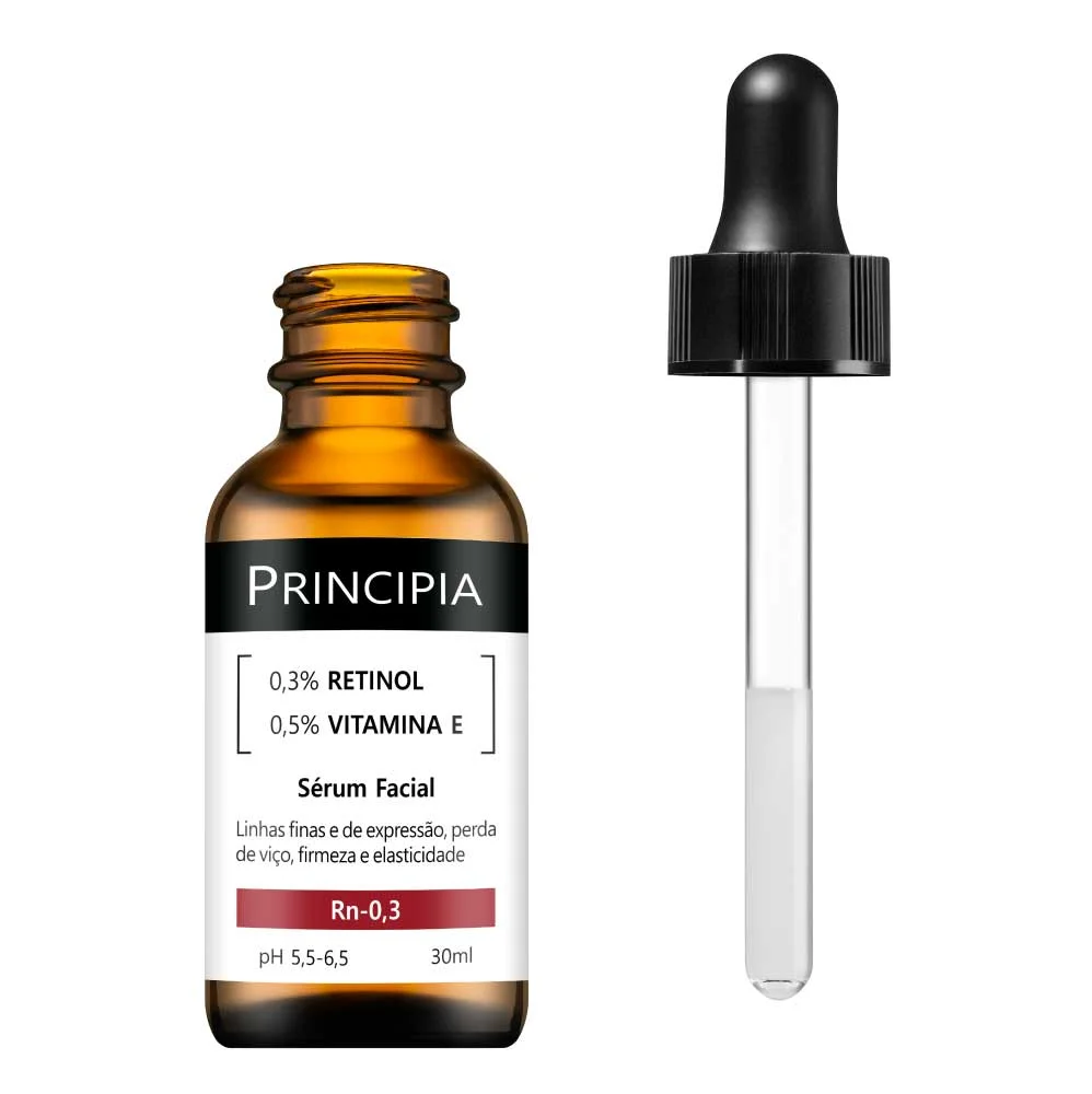 Sérum Principia com 0,3% Retinol e 0,5% Vitamina E 30ml