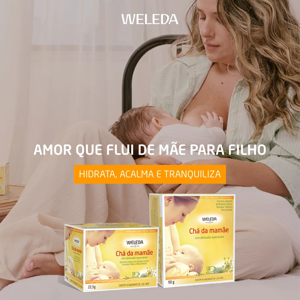Chá Weleda Misto para Mamãe 60 Sachês