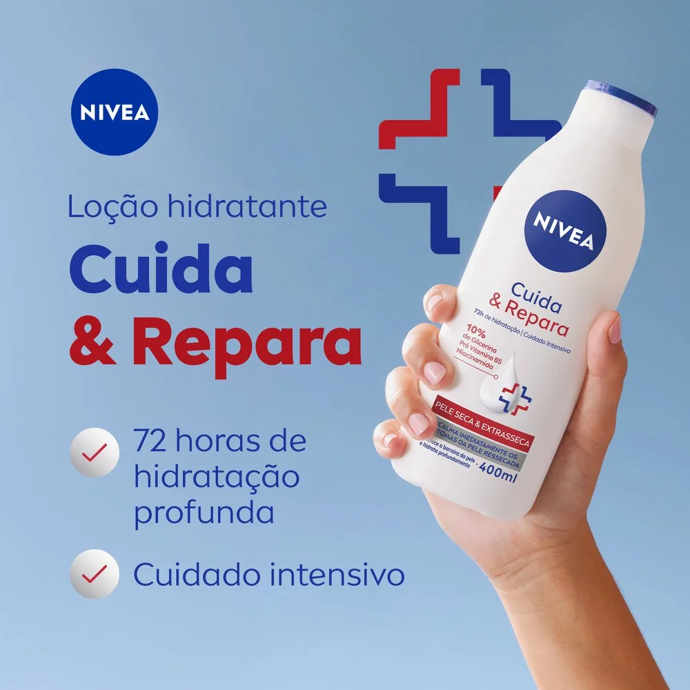 Loção Corporal Nivea Cuida & Repara 400ml
