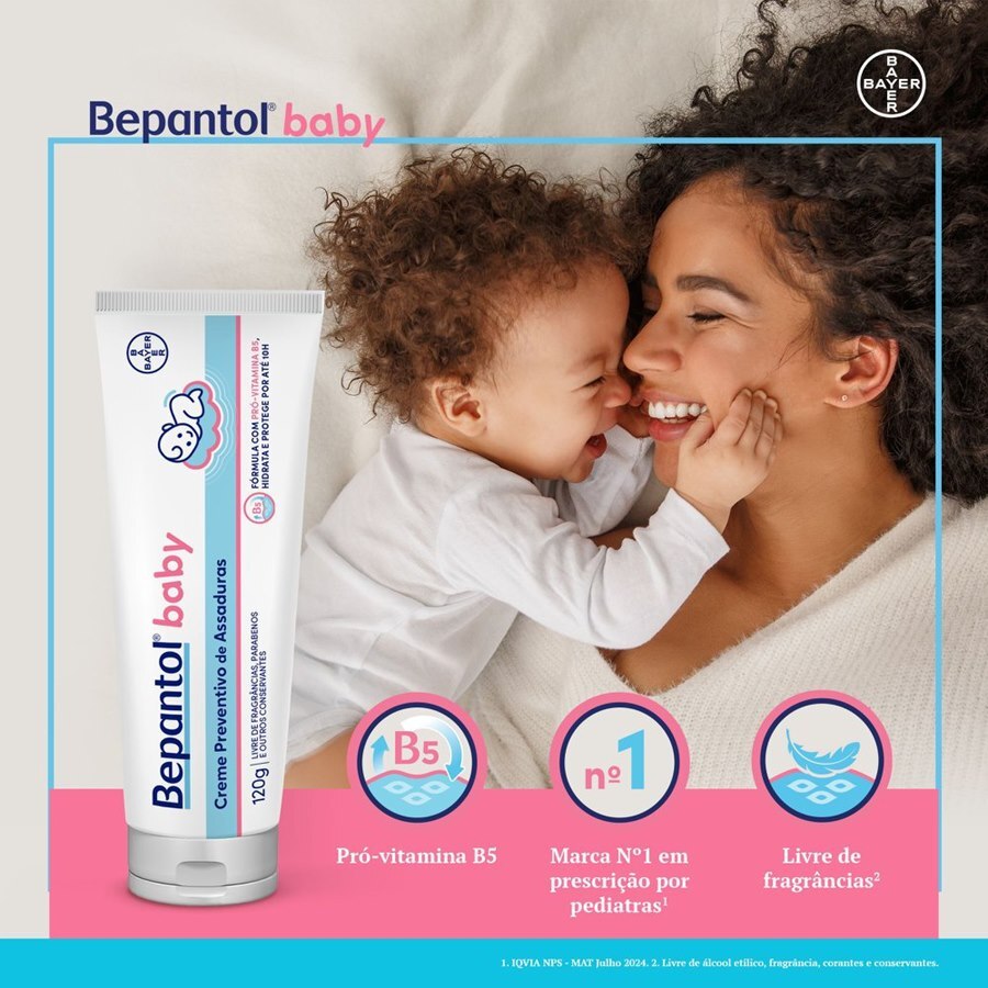 Bepantol Baby Creme Preventivo De Assaduras 120g