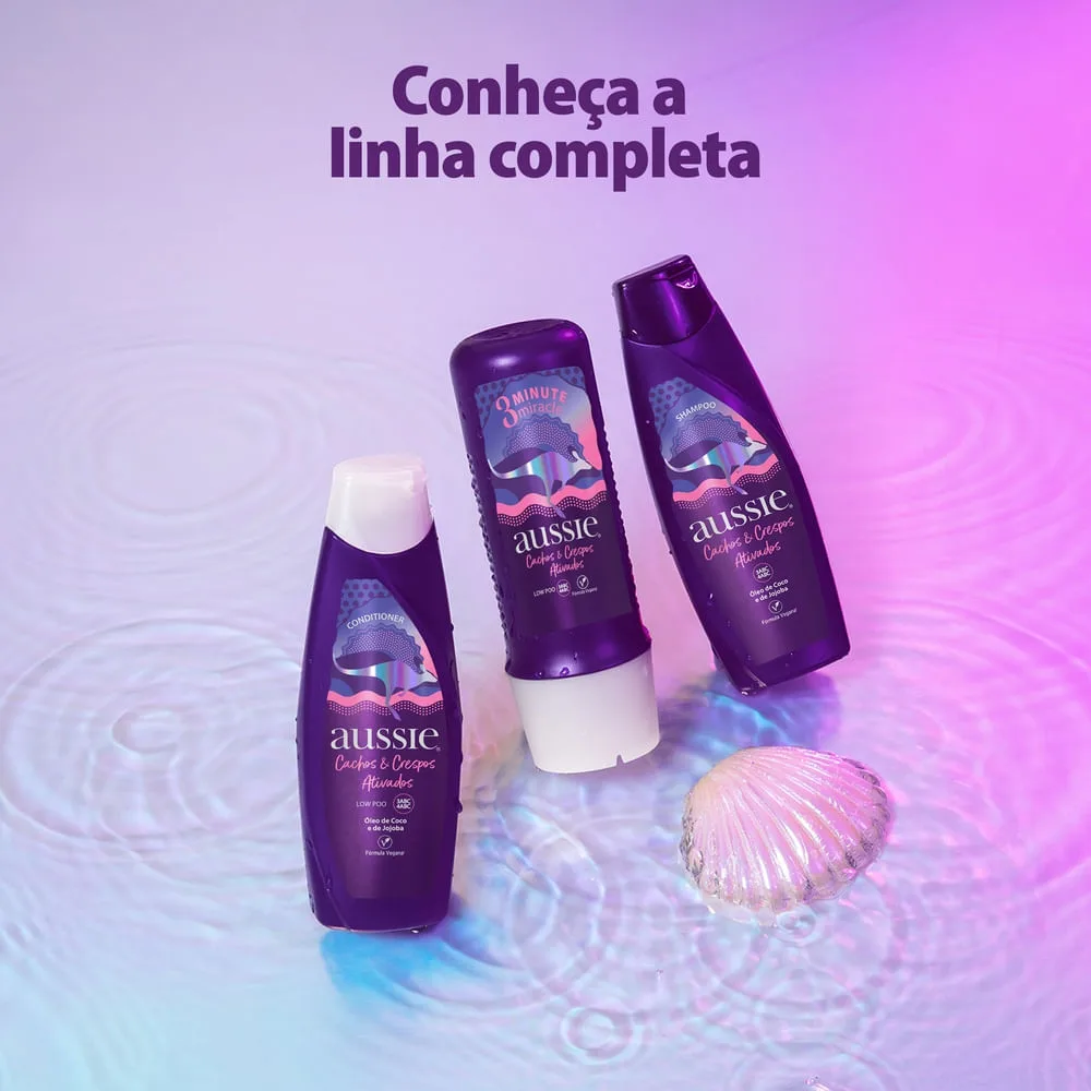 Condicionador Aussie Cachos e Crespos Ativação 360ml