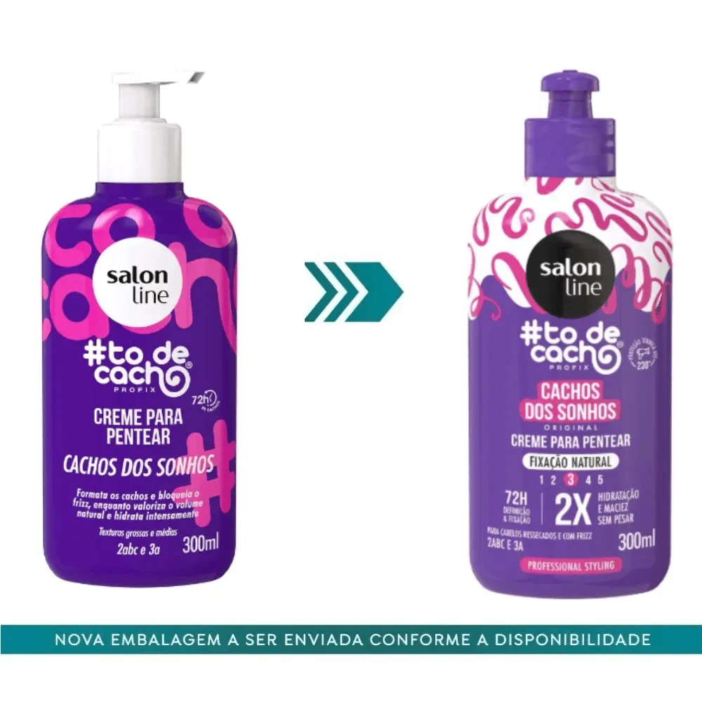 Creme de Pentear Salon Line #todecacho Cachos dos Sonhos 300ml