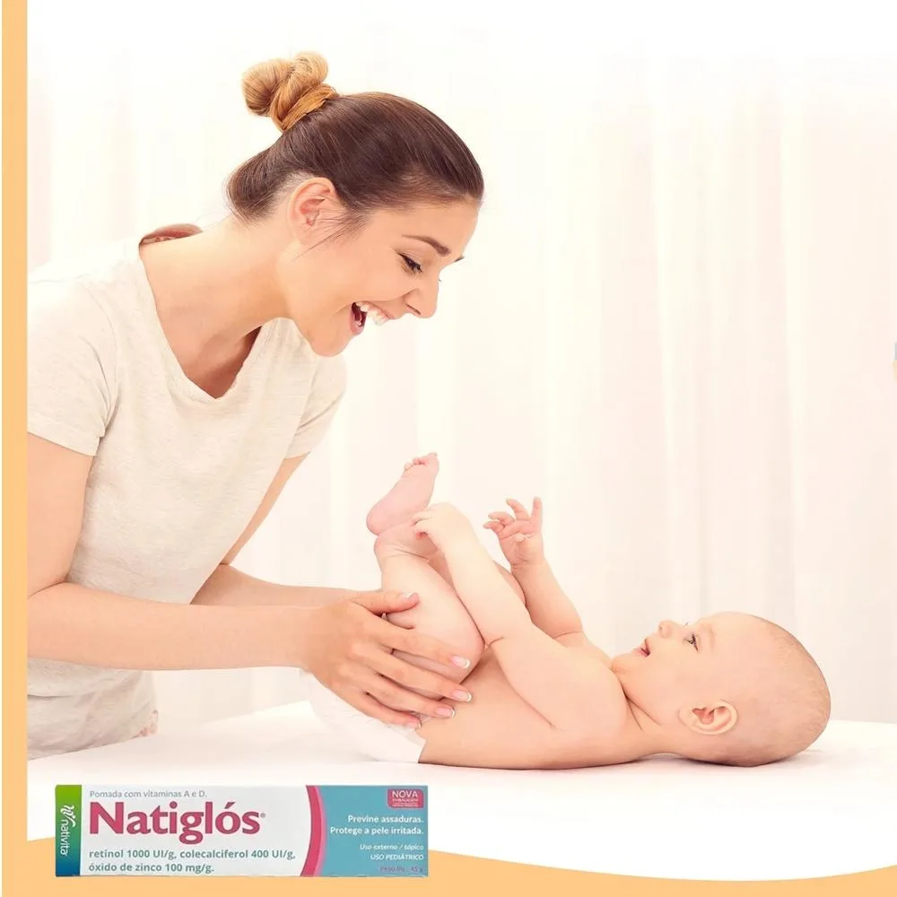 Natiglos Pomada Prevenção e Tratamento de Assaduras 45g Nativita