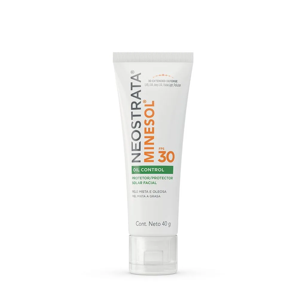 Protetor Solar Facial Neostrata Minesol Oil Control FPS30 Toque Seco 40g