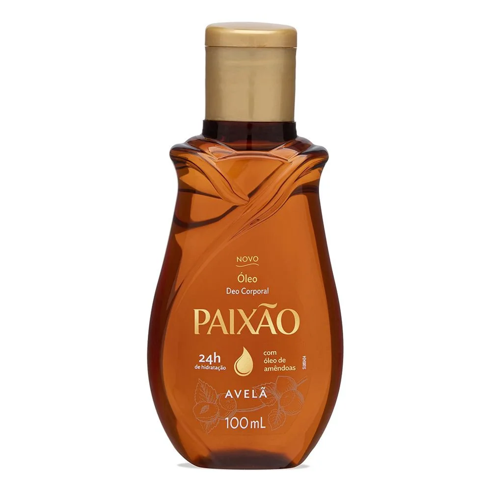 Kit Paixão Hidratação Corporal Loção Hidratante Inspiradora 400ml + Óleo Corporal Amêndoas e Avelã 100ml