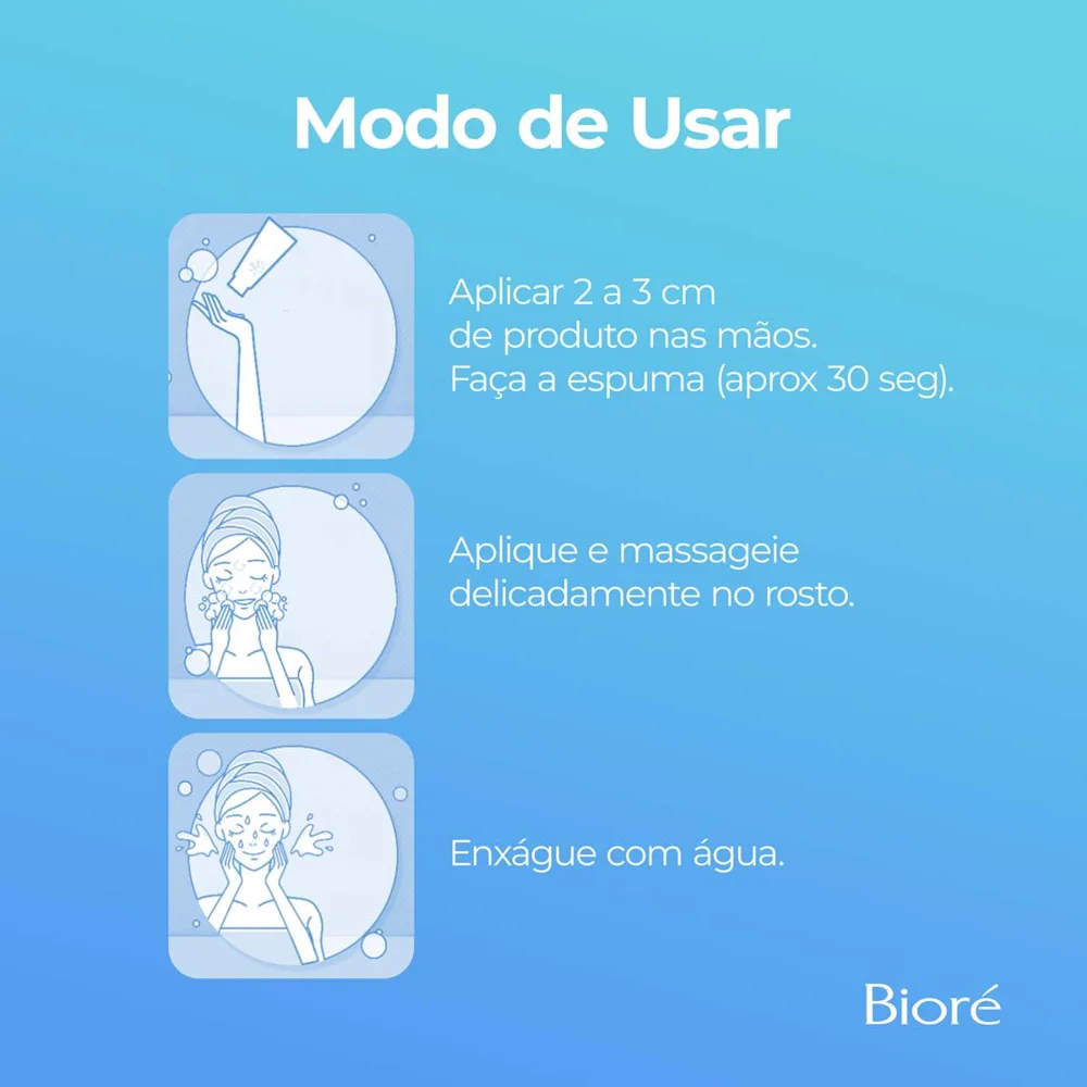 Sabonete Facial Bioré Wash Moisture130g