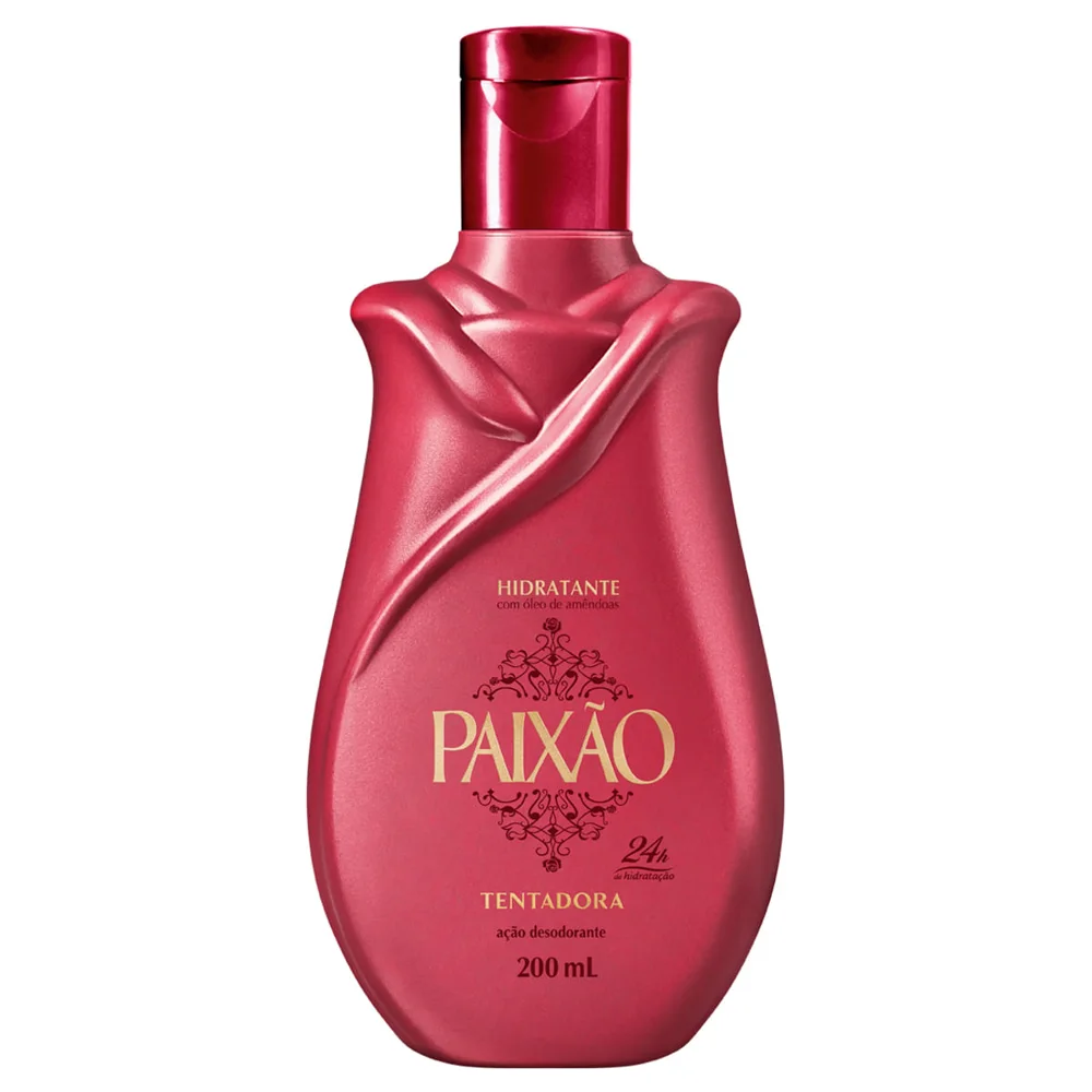 Hidratante Paixão Tentadora com Óleo de Amêndoas ação desodorante 200ml
