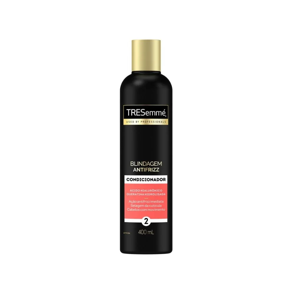 Condicionador TRESemmé Blindagem Antifrizz Queratina e Ácido Hialurônico 400ml
