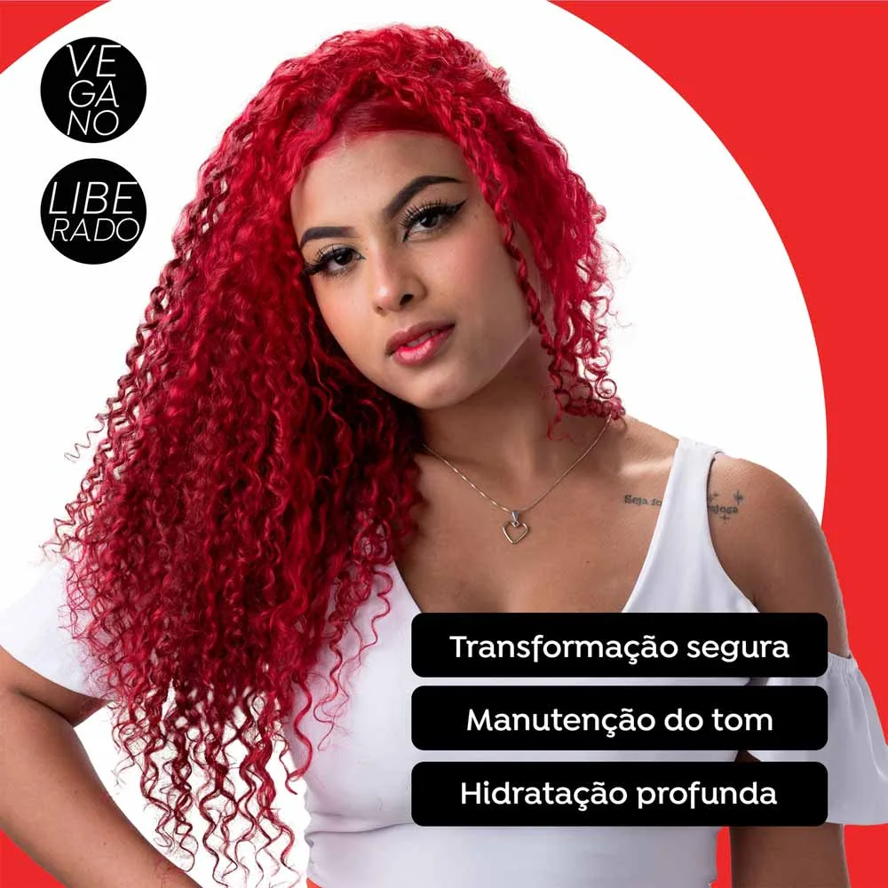 Máscara Capilar Salon Line #todecacho Maionese Matizadora Vermelha 500g