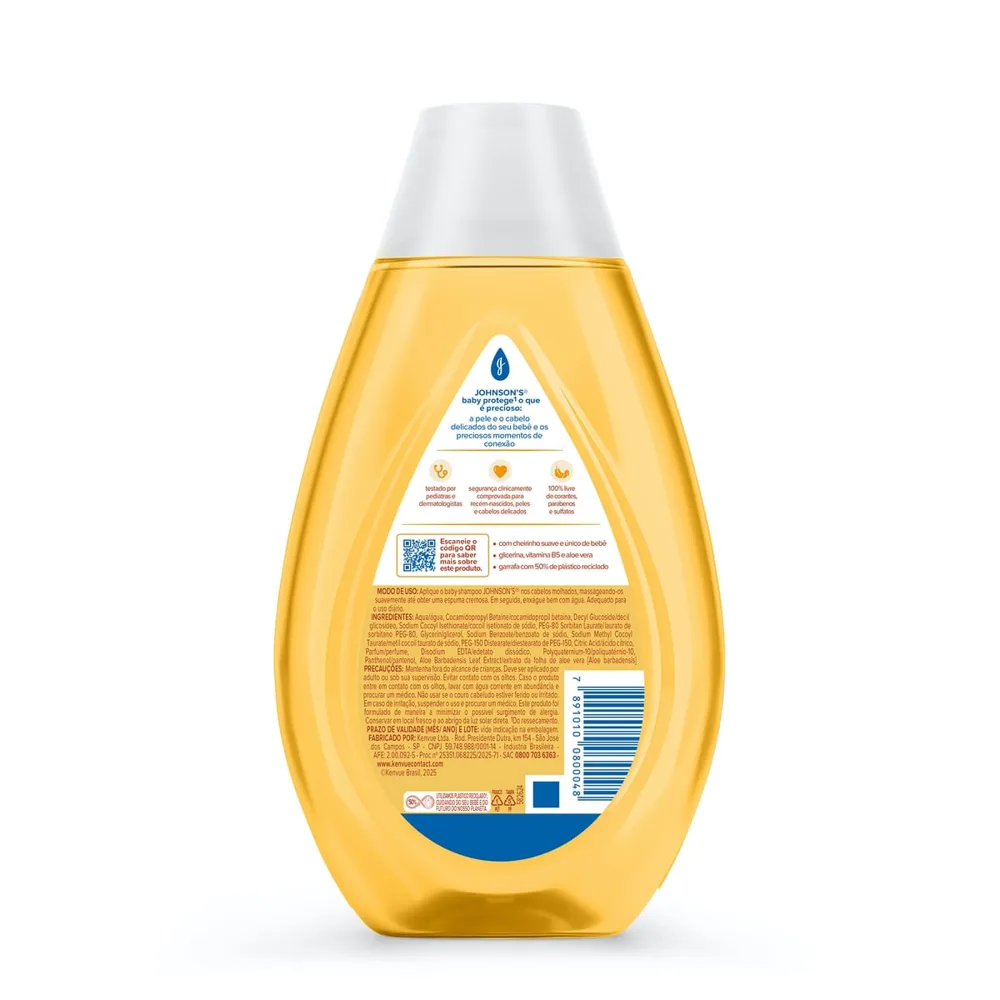 Shampoo Infantil Johnson's Baby Chega de Lágrimas Regular 400ml