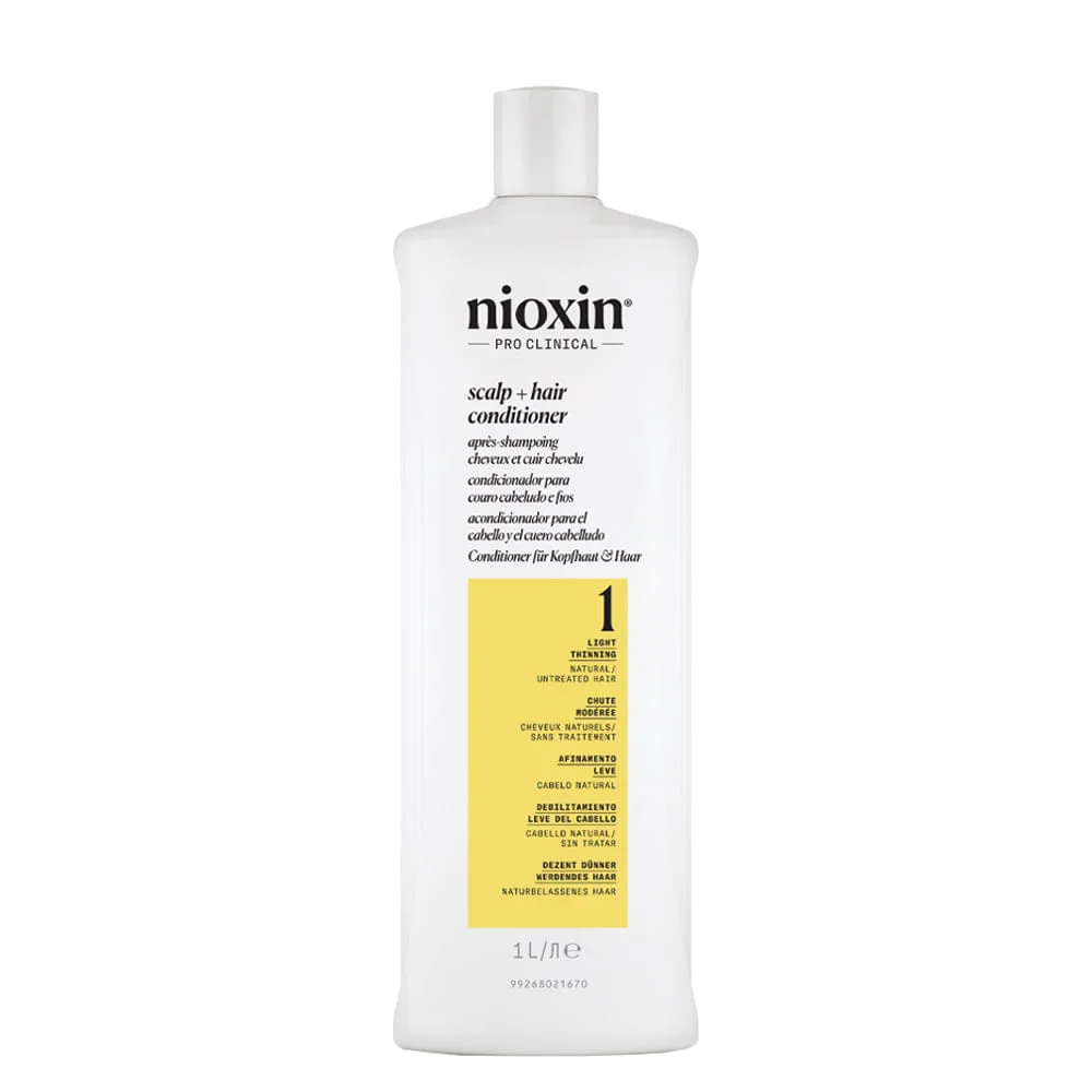 Condicionador - Nioxin Sistema 1 Cabelo Natural Afinamento Leve - 1000ml