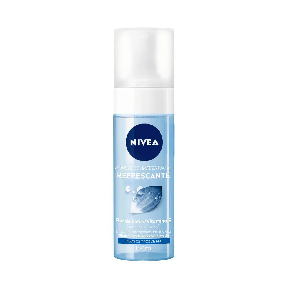 Mousse de Limpeza Facial Nivea com Vitaminas E e B5 150ml
